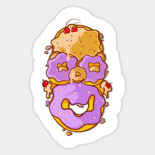 Famous Donut Jelly Sticker